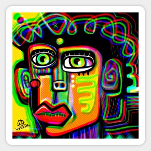 Art face Sticker